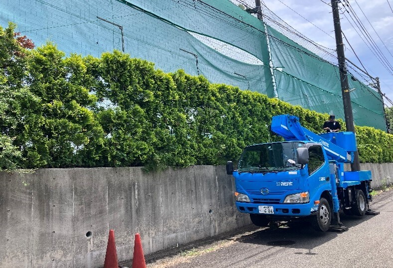 写真：防風ネット交換・修理