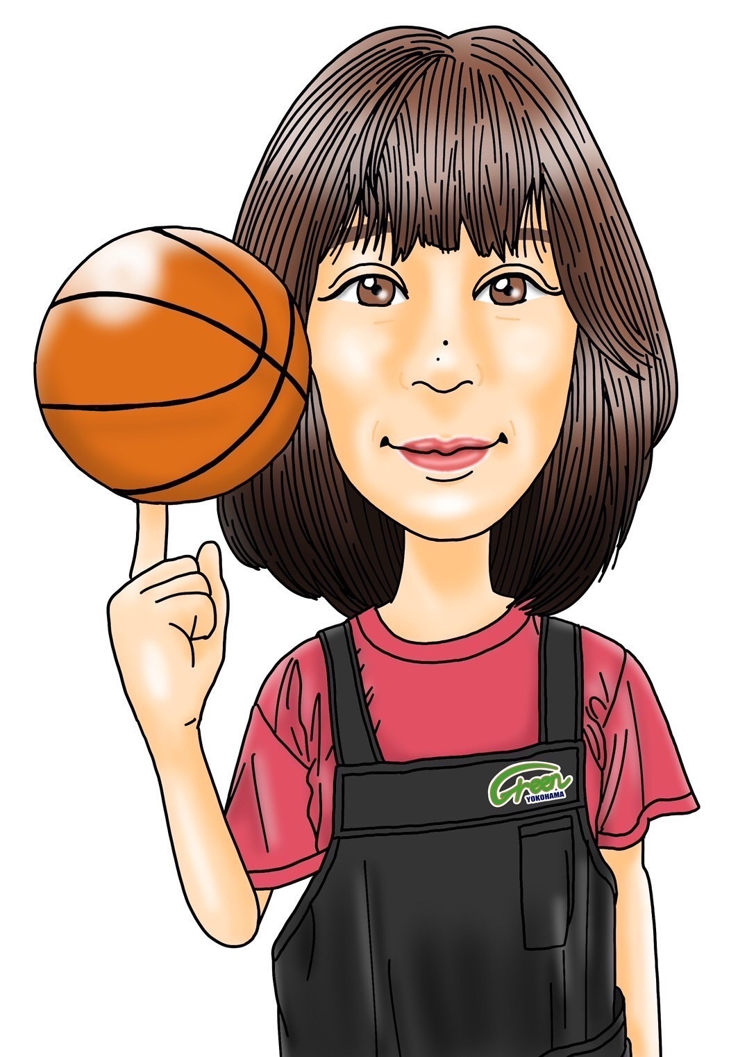 イラスト：鶴ヶ峰店スタッフ　伊東の似顔絵