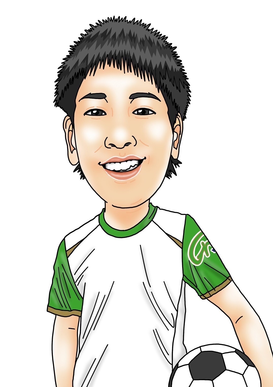 イラスト：外商部　鎌田の似顔絵
